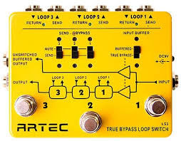 Artec LS3 Üç Kanal / True Bypass Loop Switch