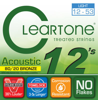 Cleartone 7612 Light Akustik Gitar Teli (12-53)
