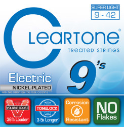 Cleartone - Cleartone 9409 Super Light Elektro Gitar Teli (09-42)