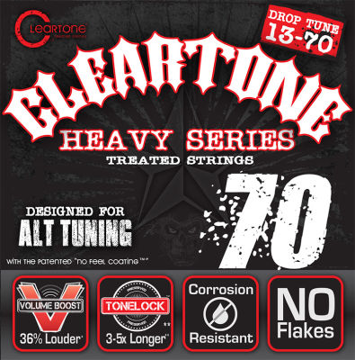 Cleartone 9470 Drop C Elektro Gitar Teli (13-70)