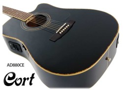 Cort AD880CE BKW Elektro Akustik Gitar (Orjinal Kılıflı) - Thumbnail