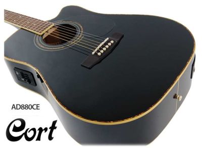 Cort AD880CE BKW Elektro Akustik Gitar (Orjinal Kılıflı)