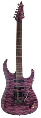 Cort AERO-11 Trans Dark Purple Elektro Gitar