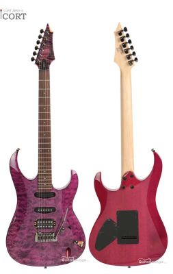 Cort AERO-11 Trans Dark Purple Elektro Gitar