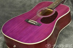 Cort EARTH70 TP Trans Purple Akustik Gitar - Thumbnail