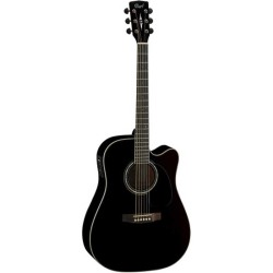 Cort - Cort MR710F-BK Siyah Elektro Akustik Gitar