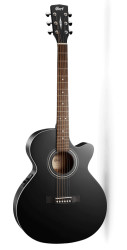Cort - Cort SFX-ME BKS İnce Kasa Siyah Elektro Akustik Gitar