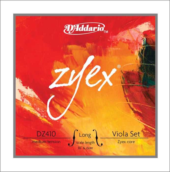 D´Addario DZ410 LM Zyex Viola String Set