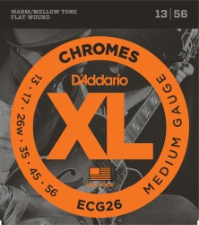 DAddario - D´addario ECG26 Chromes Medium Gitar Teli (13-56)