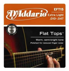 DAddario - D´Addario EFT15 Akustik Gitar Teli (010)