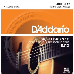 DAddario - D´Addario EJ10 Akustik Gitar Teli (010-47)