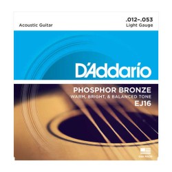 DAddario - D´Addario EJ16 Akustik Gitar Teli (012)