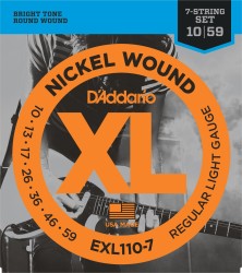 DAddario - D'addario EXL110-7 7 Telli Elektro Gitar Teli (010-59)