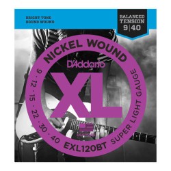 DAddario - D´Addario EXL120BT Balanced Tension Elektro Gitar Teli (09-40)