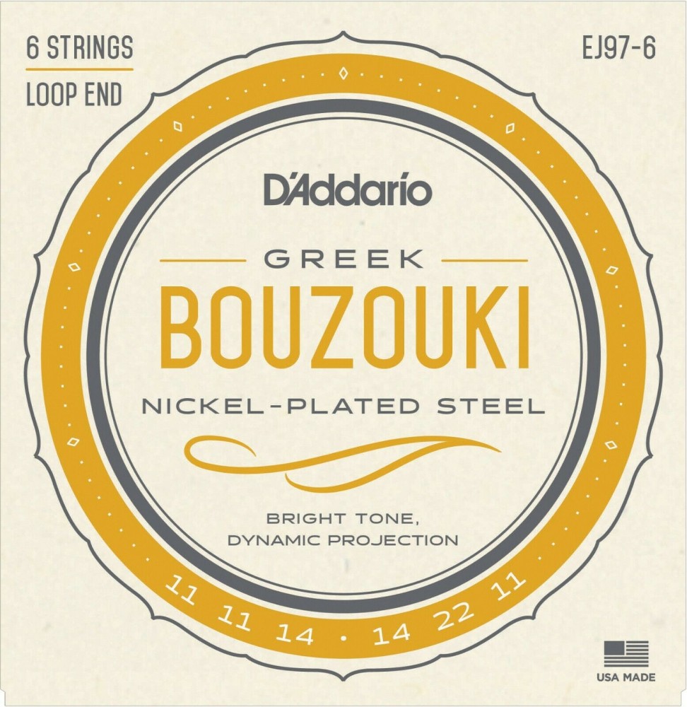 D´addario EJ97 Nickel Greek Bouzouki Teli