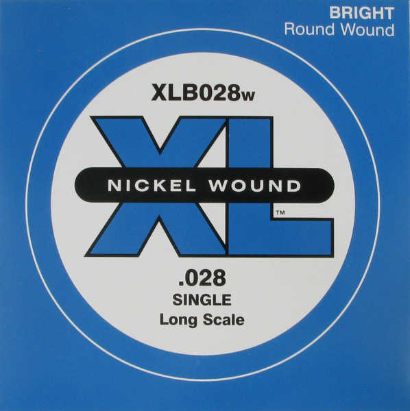 D'Addario XLB028W Single Nickel Wound (028-Do)