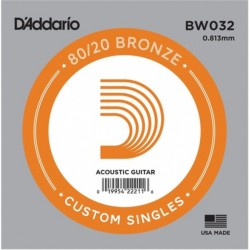 DAddario - D´Addario BW032 Tek Akustik Gitar Teli (032)