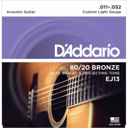 D´Addario EJ13 Akustik Gitar Teli (11-52) - Thumbnail