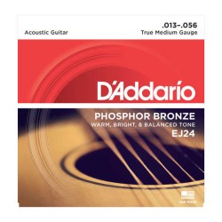 DAddario - D´Addario EJ24 True Medium Akustik Gitar Teli (13-56)