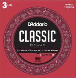 DAddario - D´Addario EJ27-3D Normal Tension Klasik Gitar Teli (3 Set)