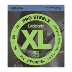 DAddario - D´Addario EPS165SL ProSteels Super Long Bas Gitar Teli (45-105)