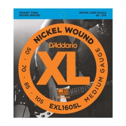 DAddario - D´Addario EXL160SL Super Long Bas Gitar Teli (050-105)