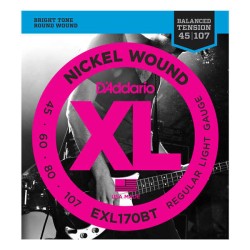 DAddario - D´Addario EXL170BT Balanced Tension Bas Gitar Teli (045-107)