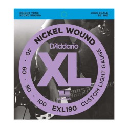 DAddario - D´Addario EXL190 Bas Gitar Teli (40-100)