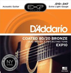DAddario - D´Addario EXP10 Akustik Gitar Teli (010)