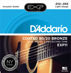 DAddario - D´Addario EXP11 Akustik Gitar Telleri (012)