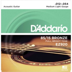 DAddario - D´Addario EZ920 Akustik Gitar Teli (012-54)
