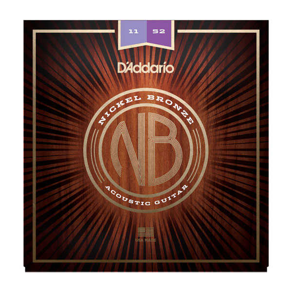 D´Addario NB1152 Nickel Bronze Akustik Gitar Teli (11-52)