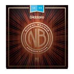 DAddario - D´Addario NB1253 Nickel Bronze Akustik Gitar Teli (12-53)