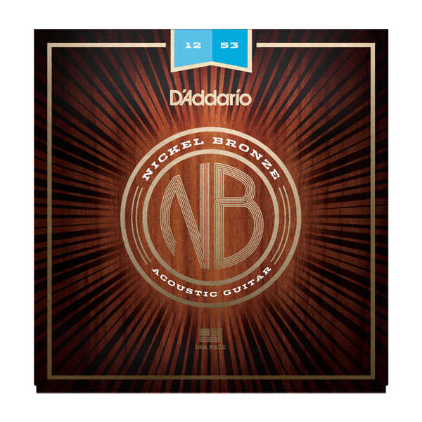 D´Addario NB1253 Nickel Bronze Akustik Gitar Teli (12-53)