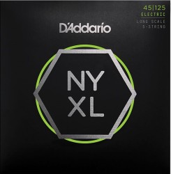 DAddario - DAddario Light Top/Medium 5 Tel Bas Gitar Teli (45-125)