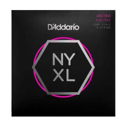 DAddario - D´Addario NYXL45130 Beş Telli Bas Gitar Teli (45-130)