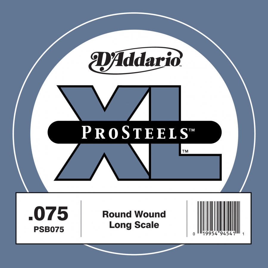 D'Addario PSB075 Single ProSteels Tek Bas Gitar Teli (075-La)