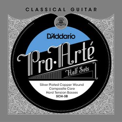 DAddario - D´Addario SCH-3B Composite Core Klasik Gitar Bass Set