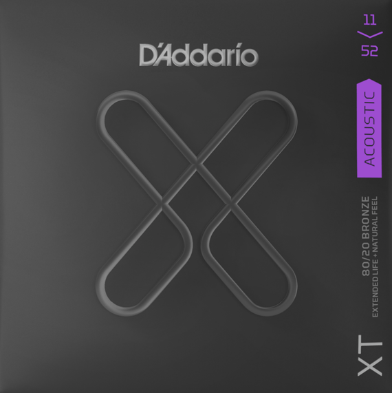 DAddario XT 80/20 Bronz Akustik Gitar Teli (11-52)