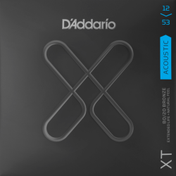 DAddario XT 80/20 Bronz Akustik Gitar Teli (12-53) - Thumbnail