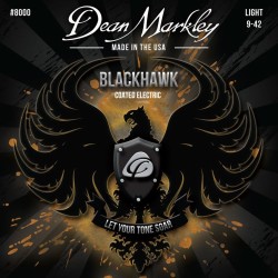 Dean Markley - Dean Markley Blackhawk 8000 Kaplamalı Light 9-42 Elektro Gitar Takım Tel