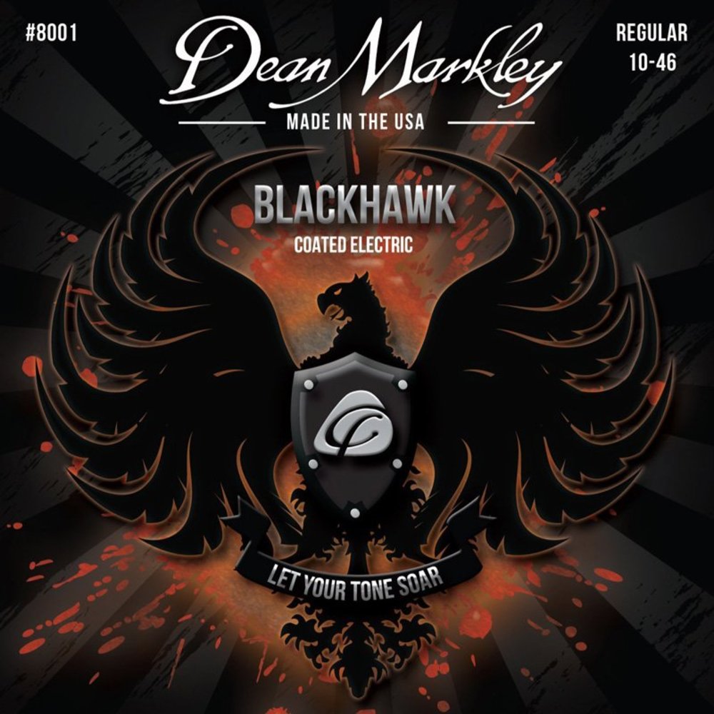 Dean Markley Blackhawk 8001 Kaplamalı Regular 10-46 Elektro Gitar Takım Tel