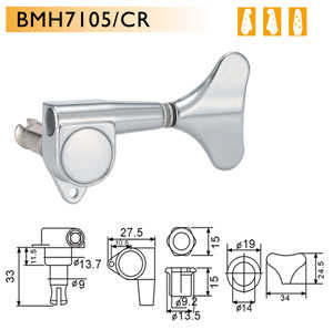 Dr. Parts BMH7105/CR R2L2 Bas Gitar Burgusu