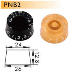 Dr. Parts PNB2 Siyah Plastik Potans Düğmesi - Thumbnail