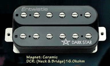 Entwistle DARK STAR-N Humbucker Elektro Gitar Sap Manyetiği