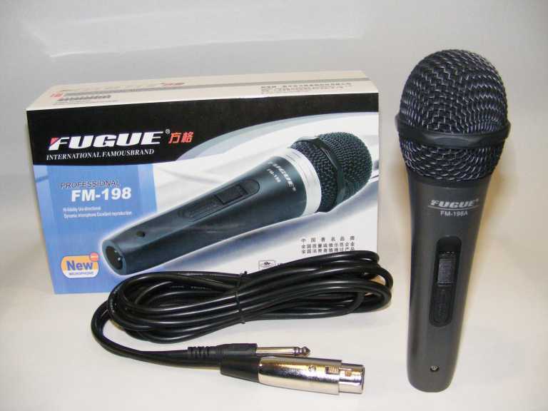 Fugue FM-198A Mikrofon + Kablo