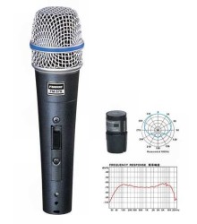 Fugue FM-57B Mikrofon + Kablo - Thumbnail