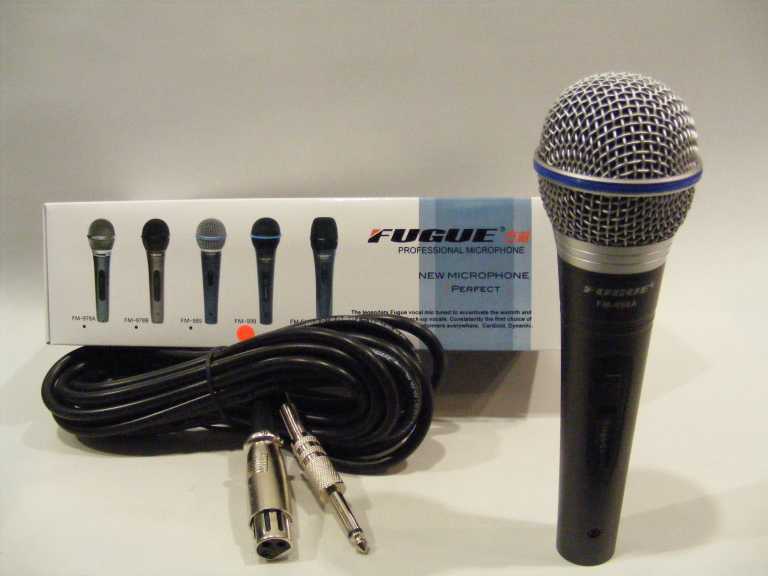 Fugue FM-999A Mikrofon + Kablo