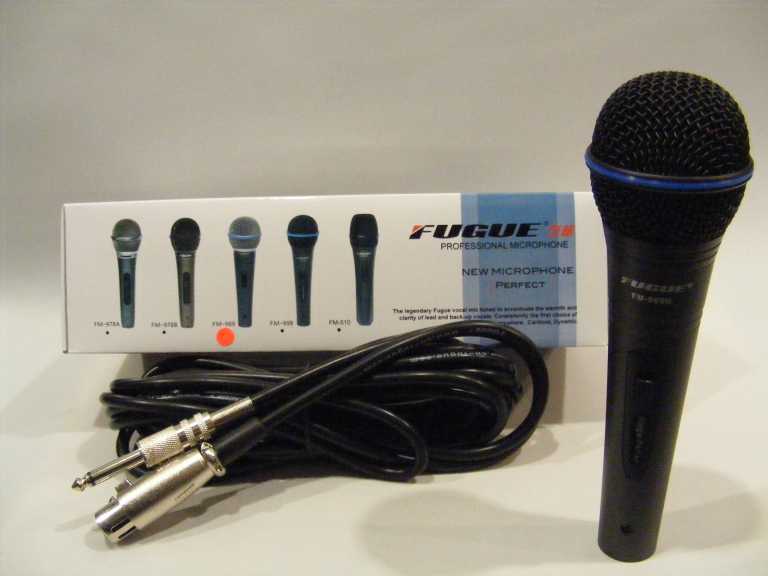 Fugue FM-999B Mikrofon + Kablo