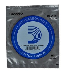 DAddario - D´Addario PL013 Tek Elektro & Akustik Gitar Teli (013)